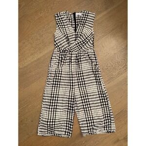 Urban Outfitters Black and White Gingham Jumpsuit
